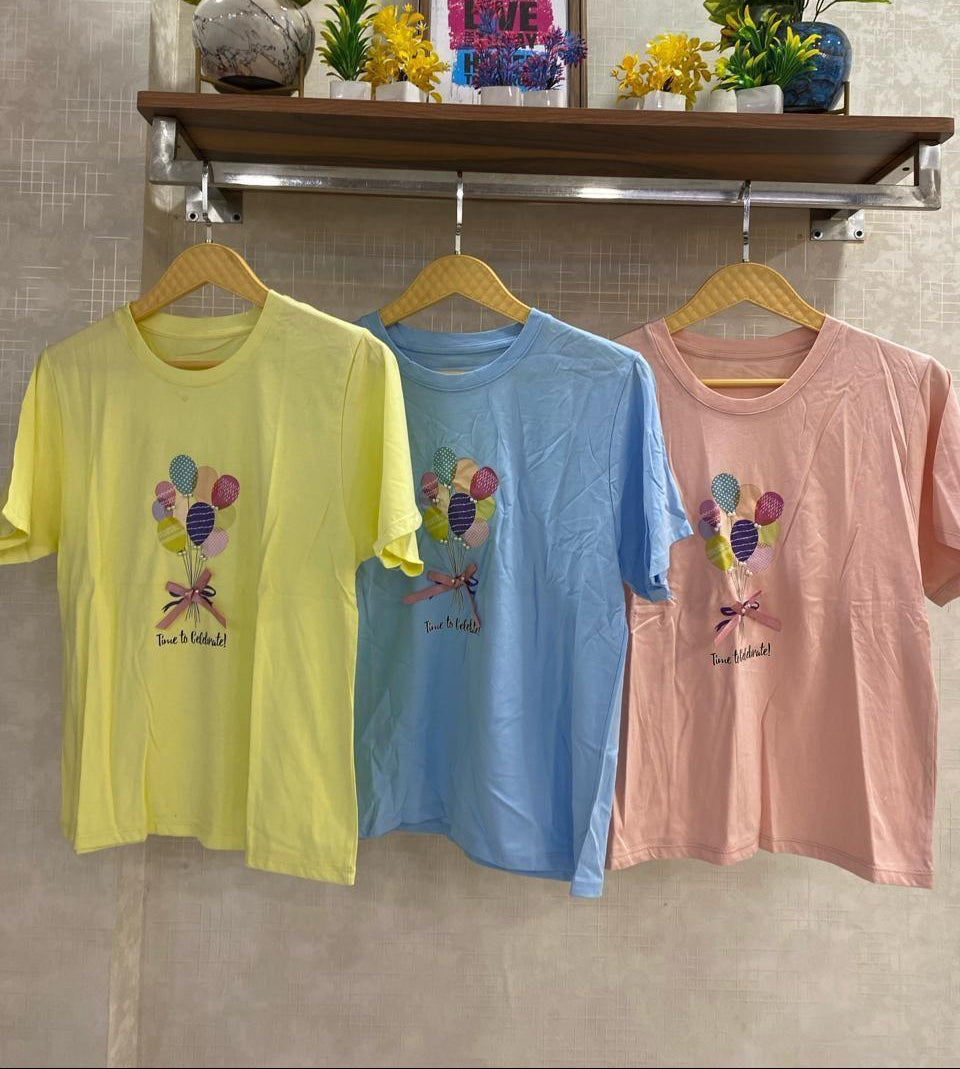 Beautiful Balloon Print Top FT176