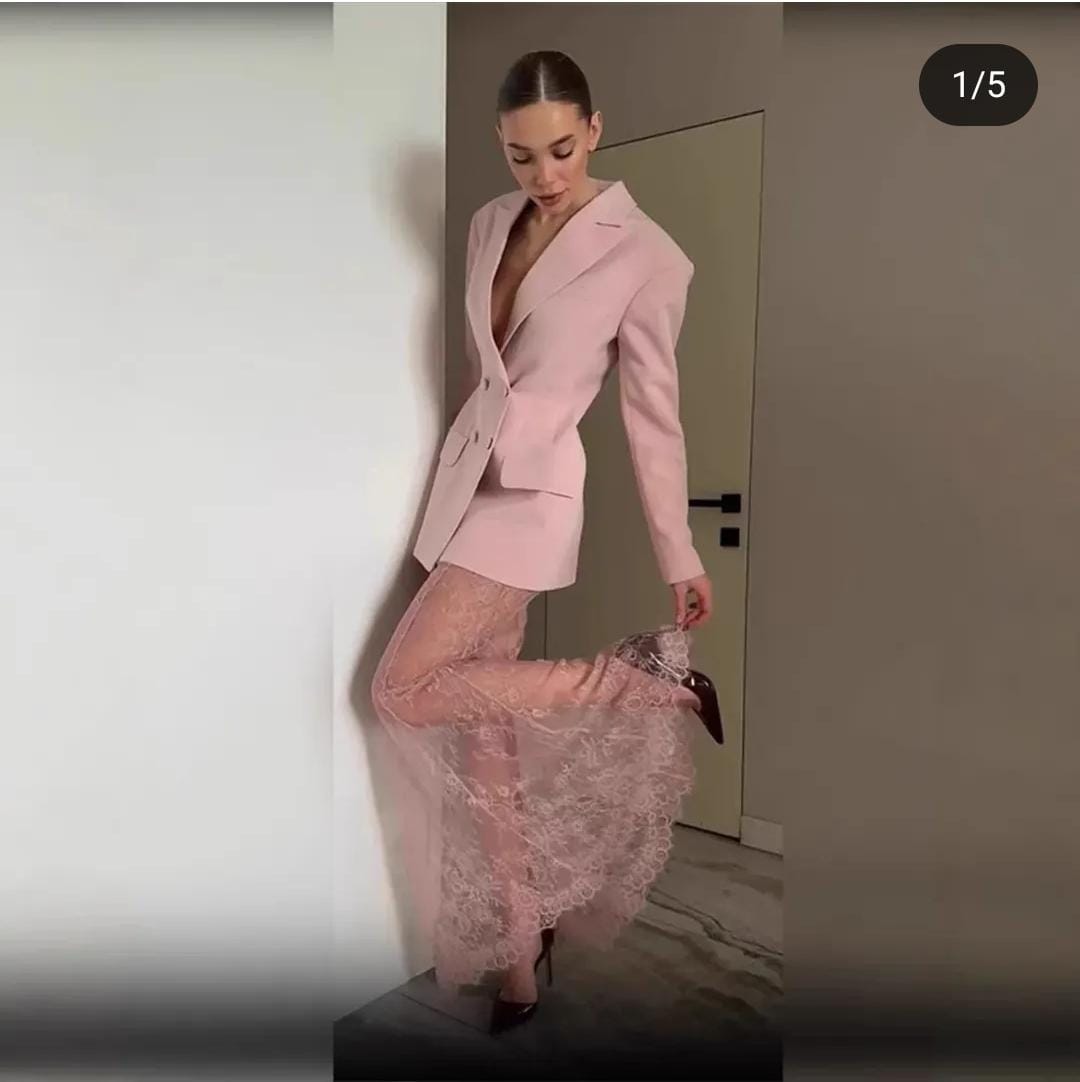 Beautiful Blazer and Skirt Set FT173