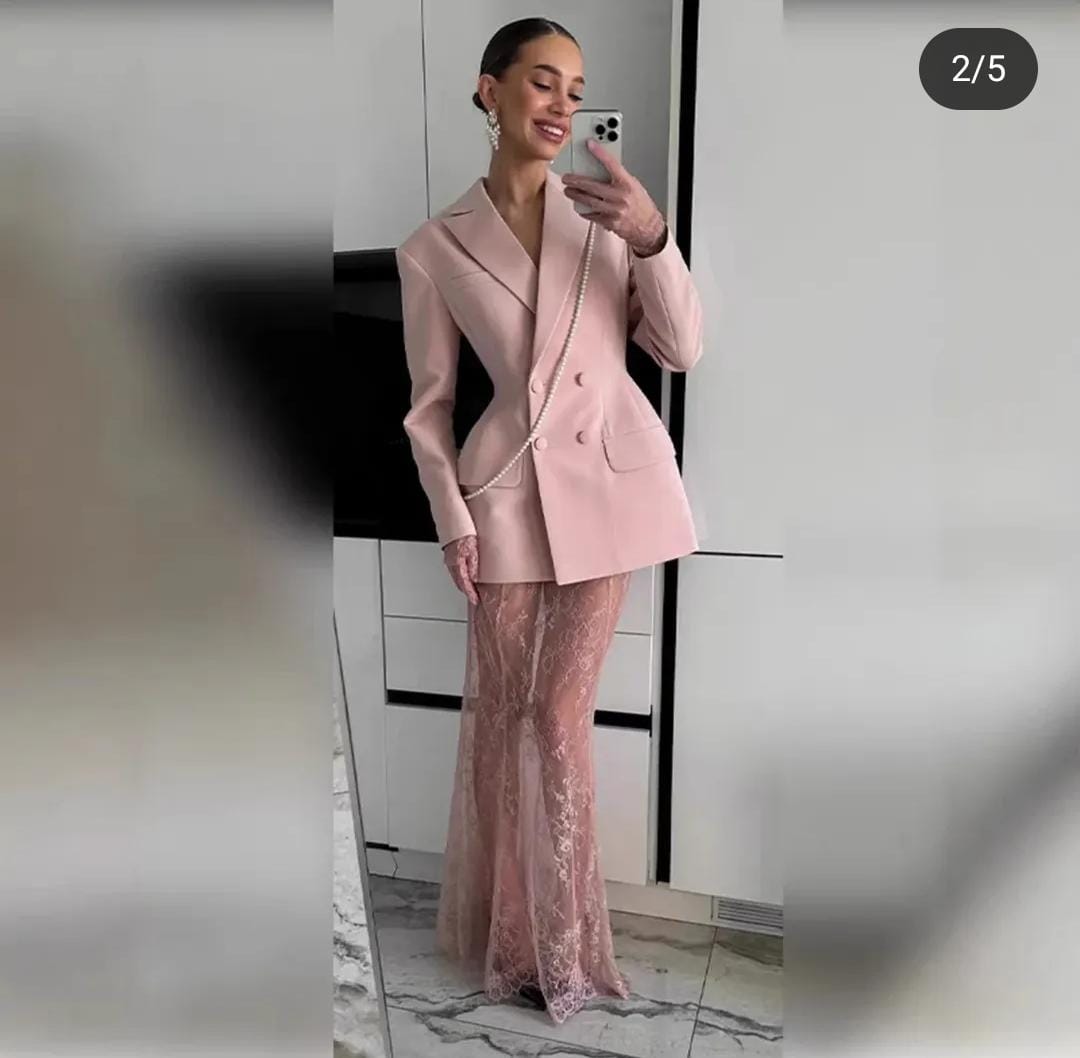 Beautiful Blazer and Skirt Set FT173