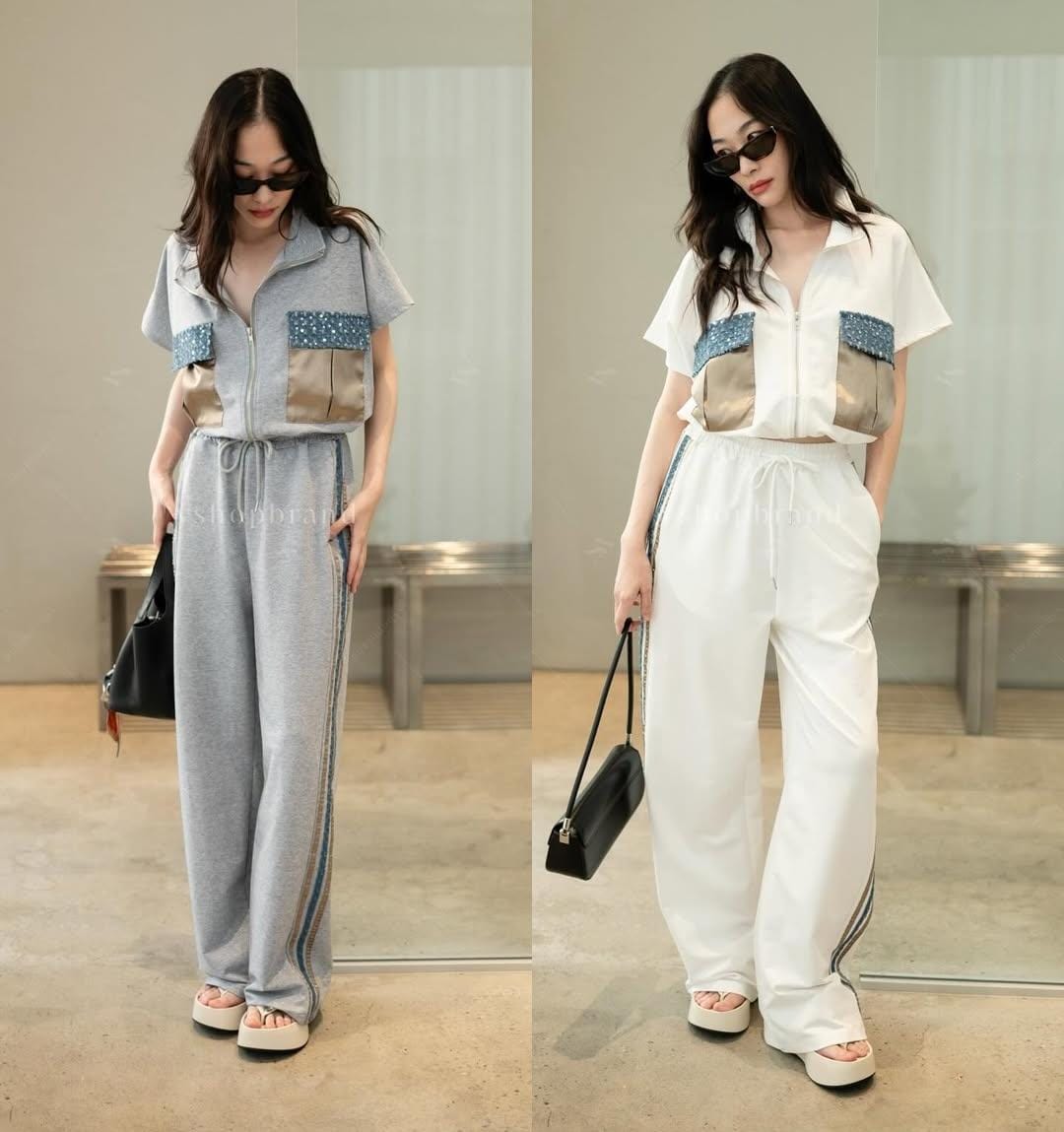 Beautiful Co-Ord Set With Pockets FT105