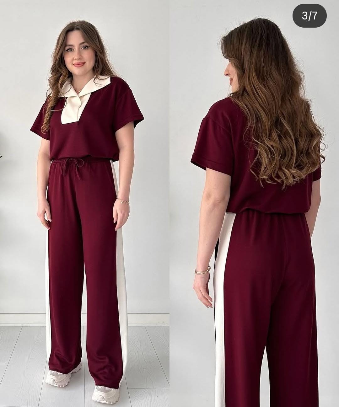 Beautiful Collar Co-Ord Set FT146