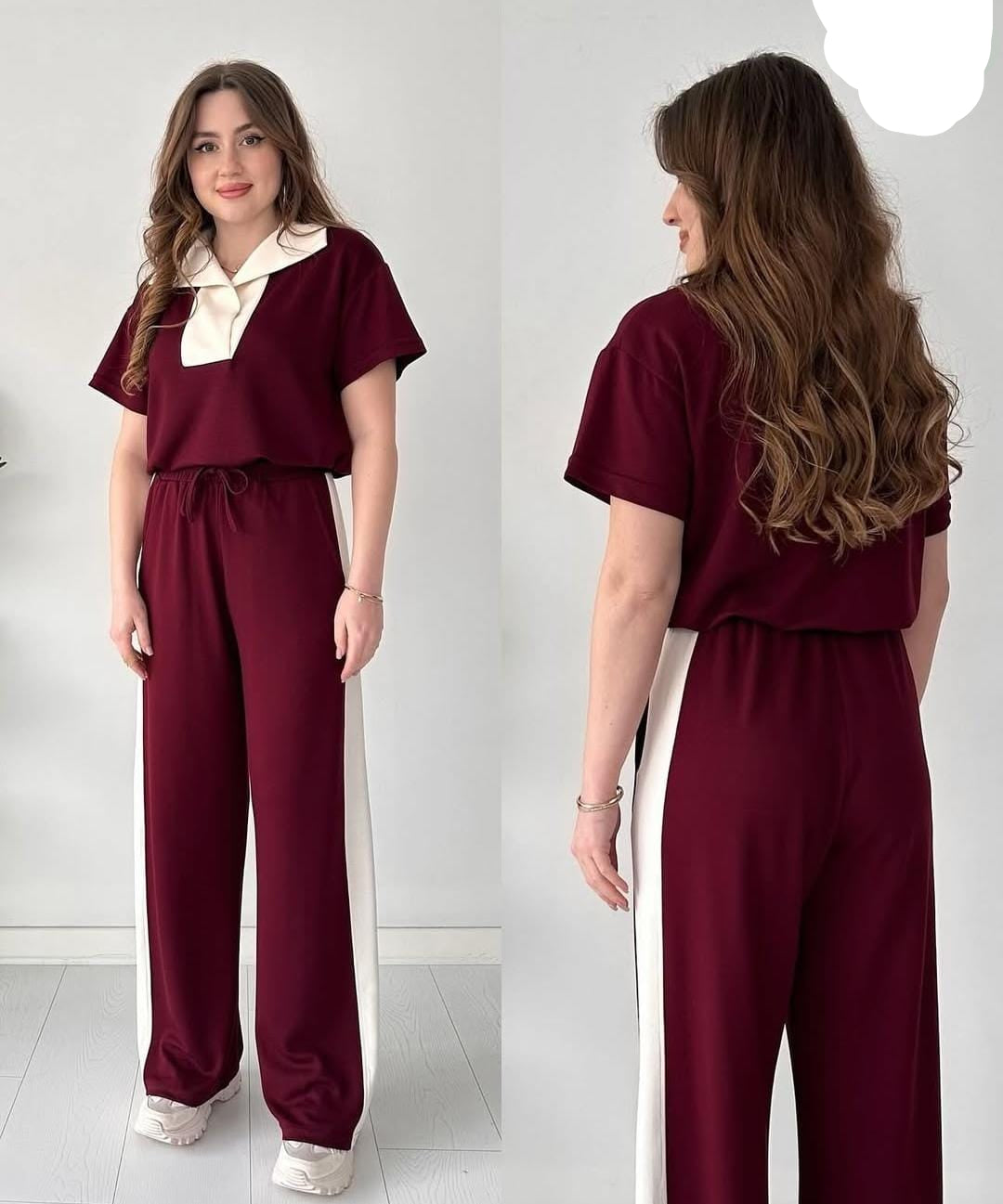 Beautiful Collar Co-Ord Set FT146