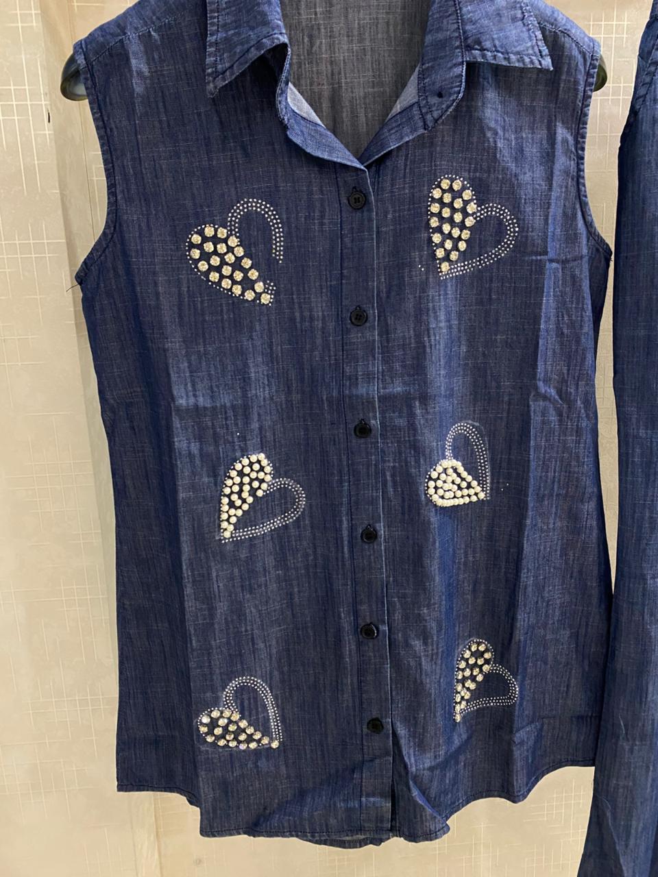 Beautiful Cotton Denim Co-Ord Set FT141