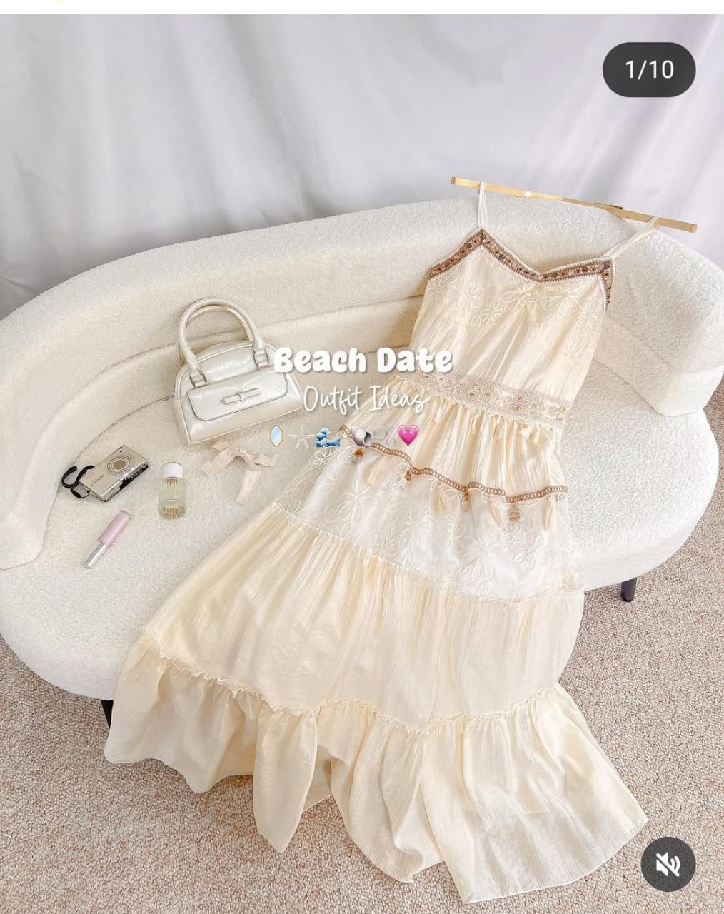 Beautiful Crochet Beach Dress FT044