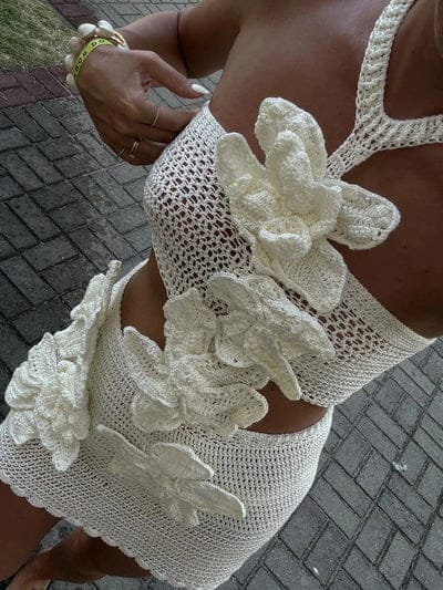 Beautiful Crochet Dress FT154