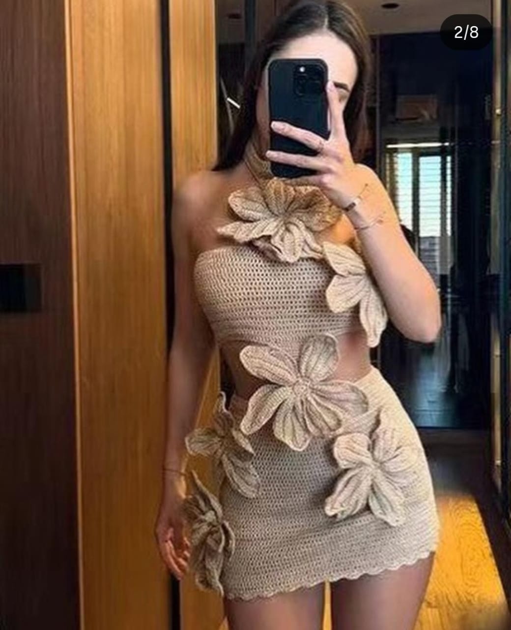 Beautiful Crochet Dress FT154