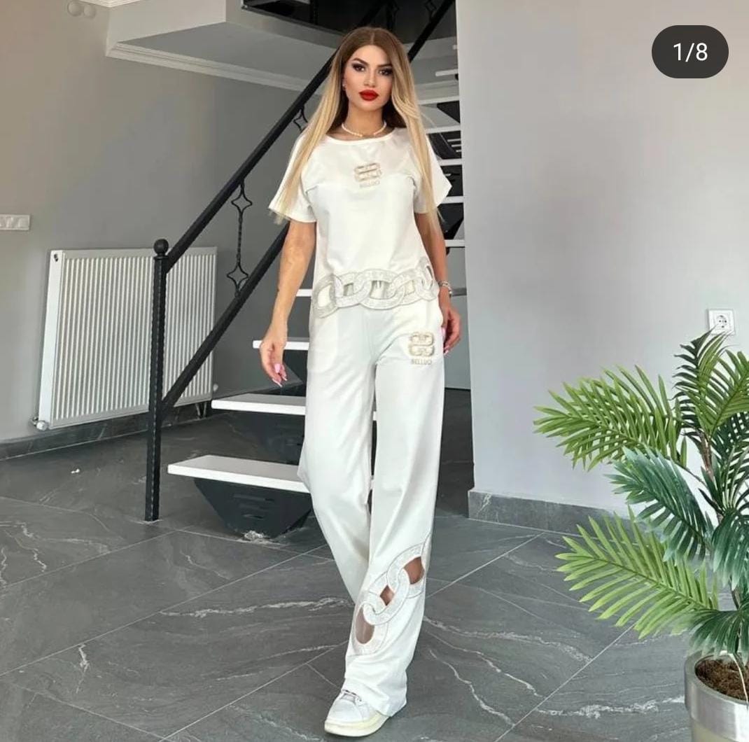 Beautiful Cutout Co-Ord Set FT188