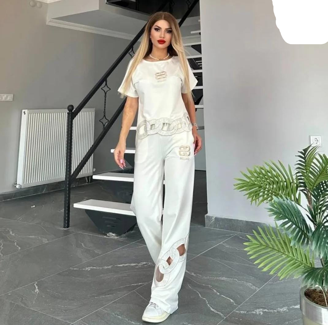 Beautiful Cutout Co-Ord Set FT188
