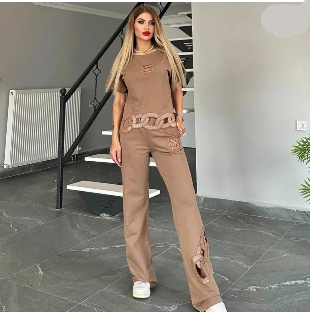 Beautiful Cutout Co-Ord Set FT188