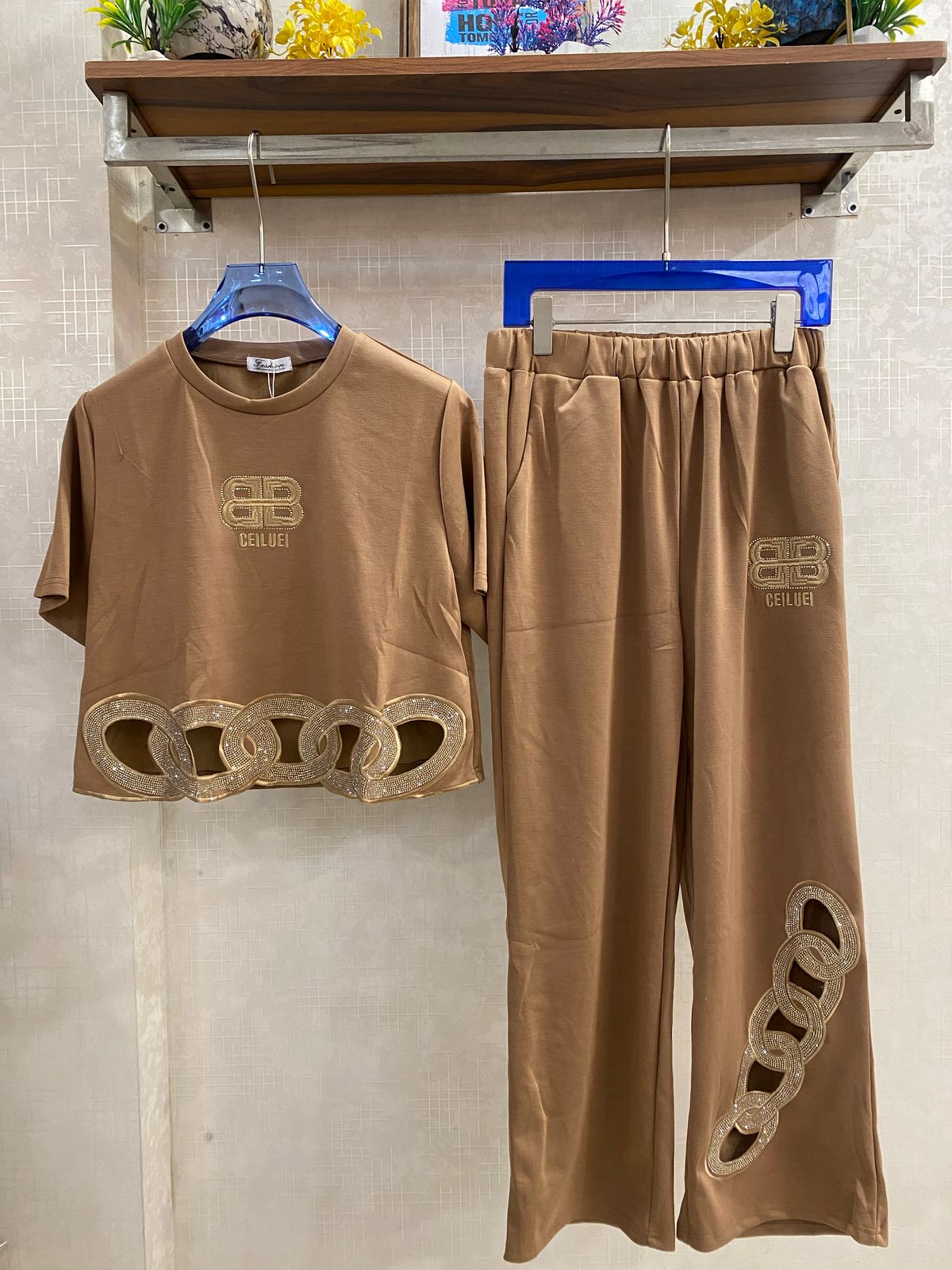Beautiful Cutout Co-Ord Set FT188