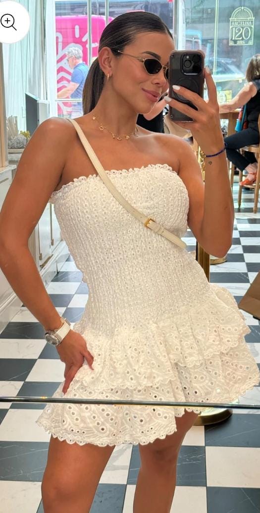 Beautiful Cutwork Stretchable Dress FT018