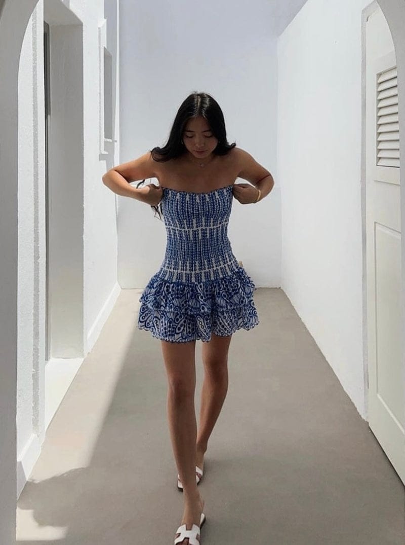 Beautiful Cutwork Stretchable Dress FT018