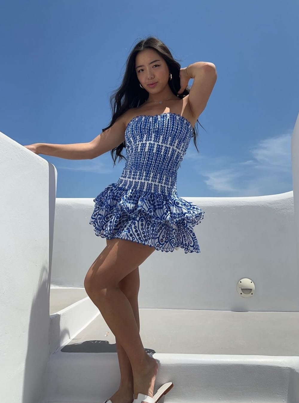 Beautiful Cutwork Stretchable Dress FT018
