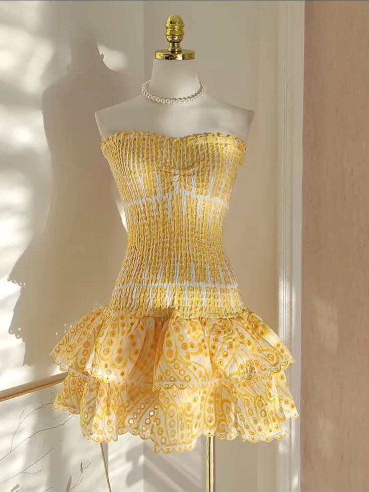 Beautiful Cutwork Stretchable Dress FT018