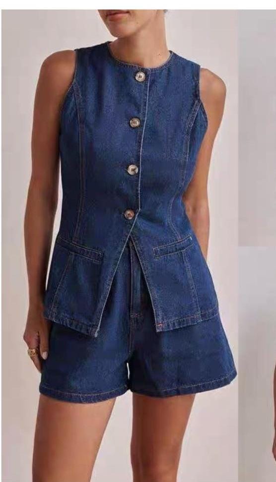 Beautiful Denim Co-Ord Set FT145