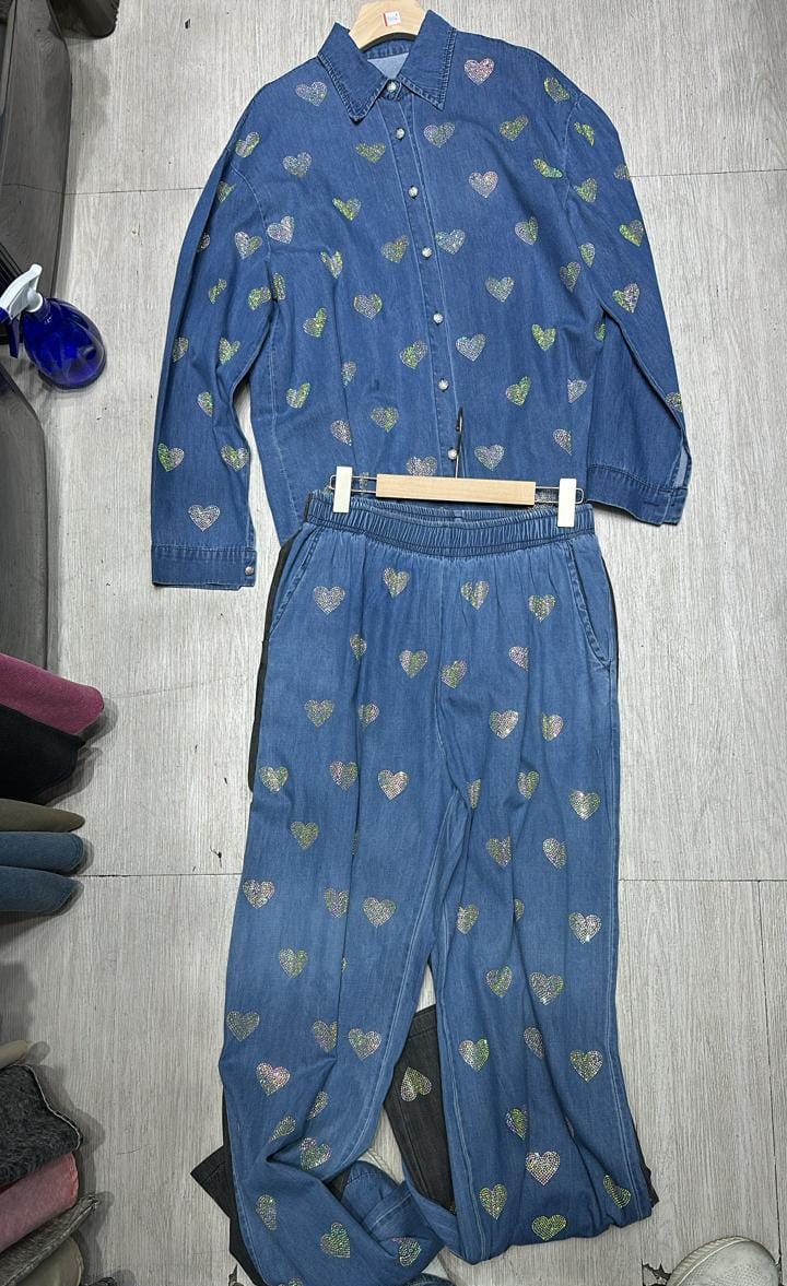 Beautiful Denim Co-Ord Set FT148