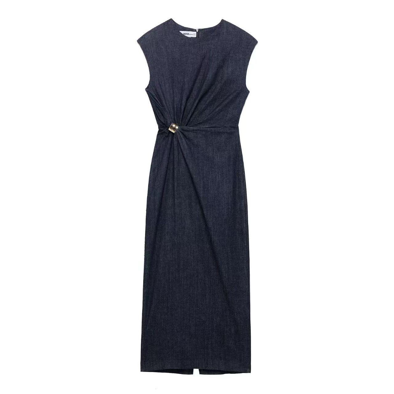 Beautiful Denim Cotton Dress FT045