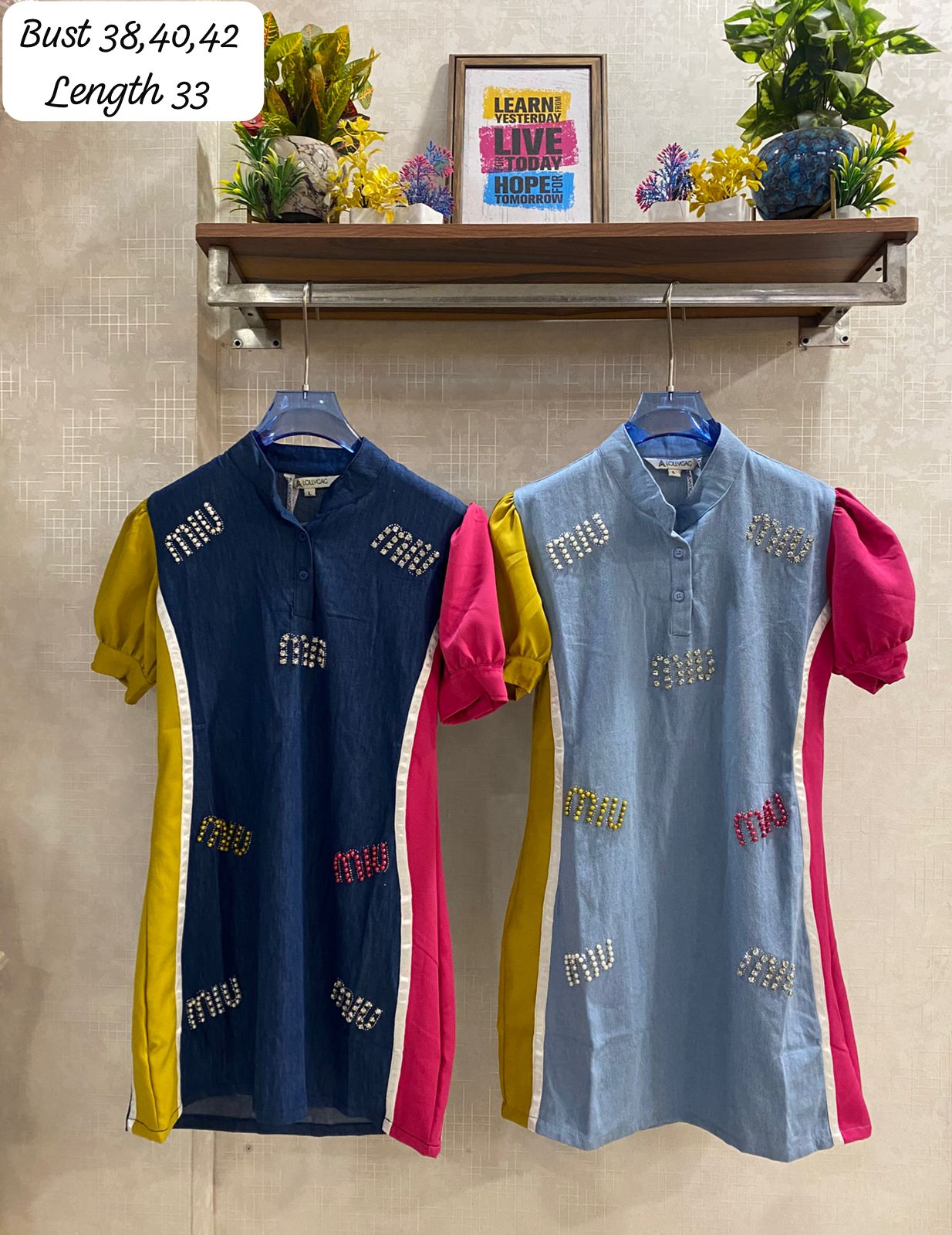 Beautiful Denim Dress FT194