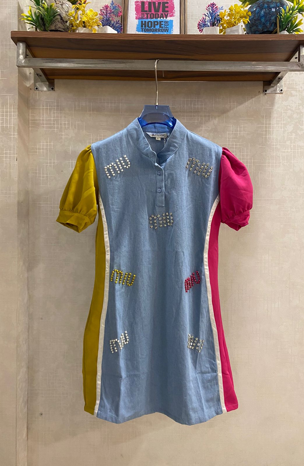 Beautiful Denim Dress FT194