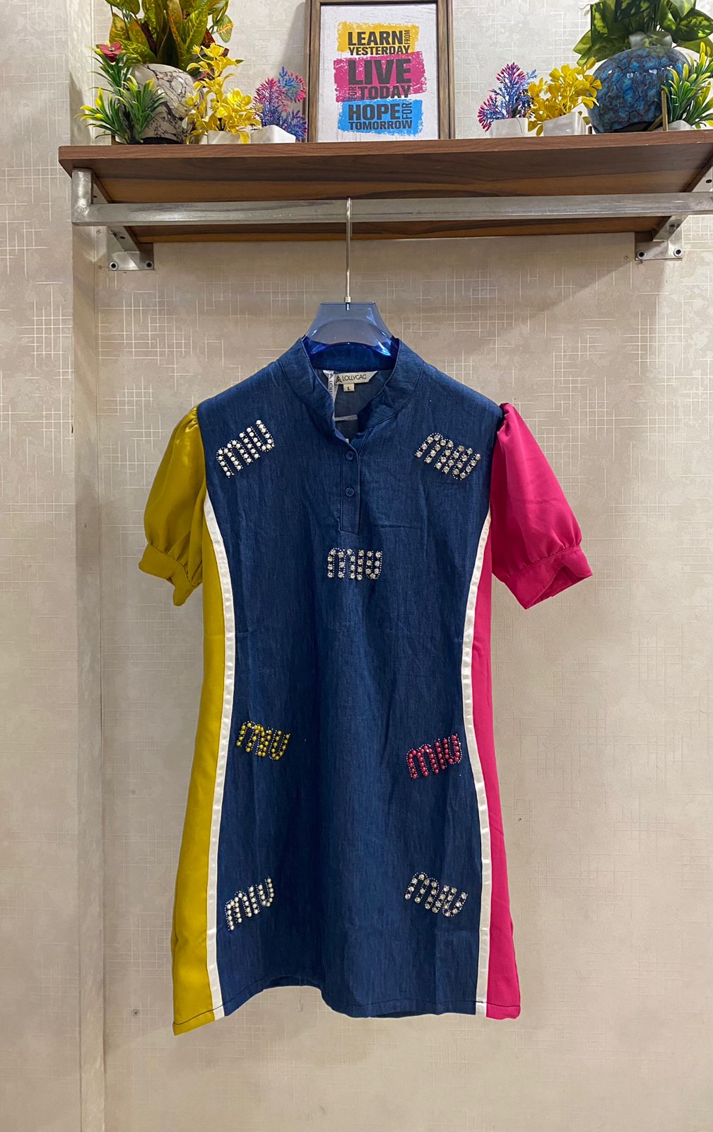 Beautiful Denim Dress FT194