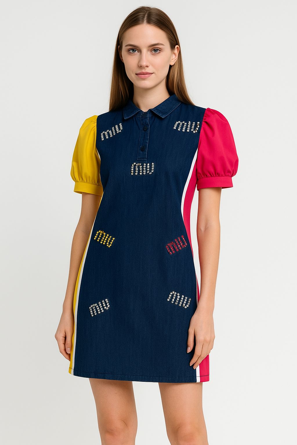 Beautiful Denim Dress FT194