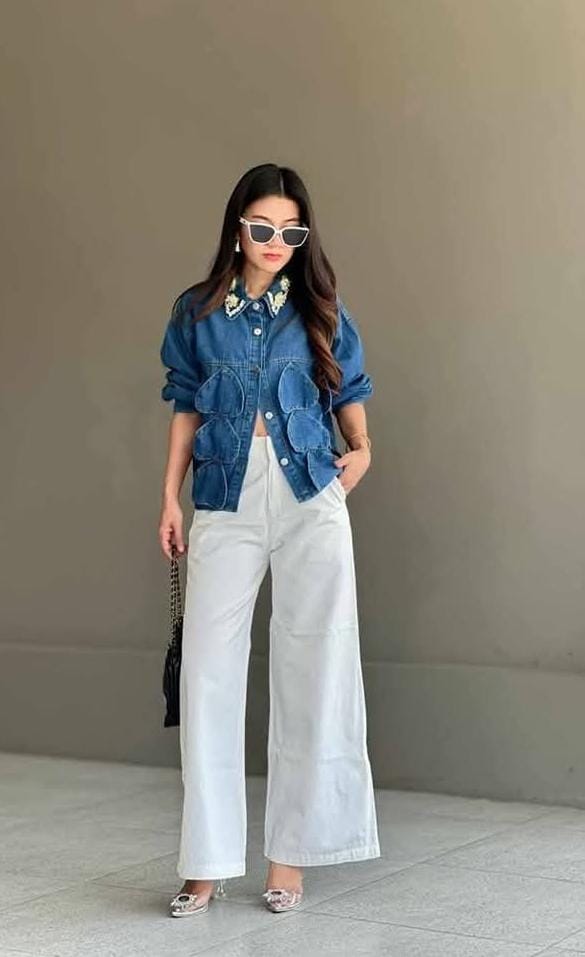 Beautiful Denim Shirt FT087