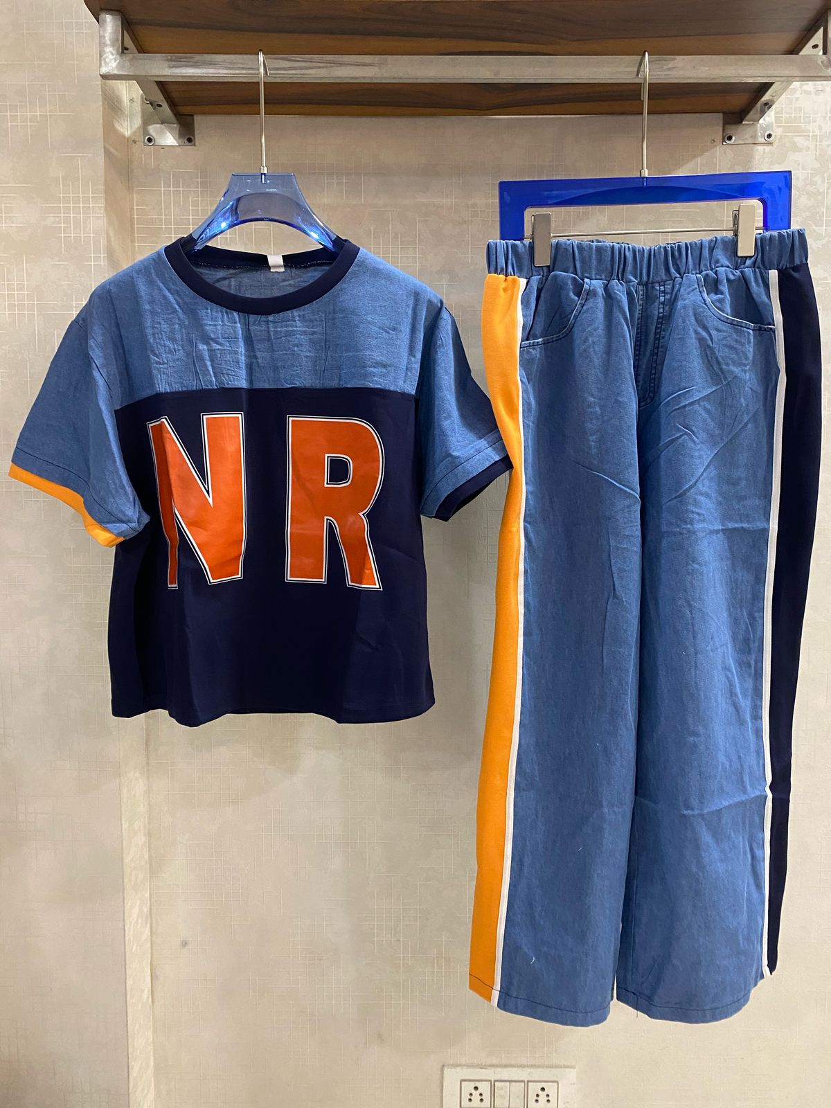 Beautiful Denim Track Suit FT191