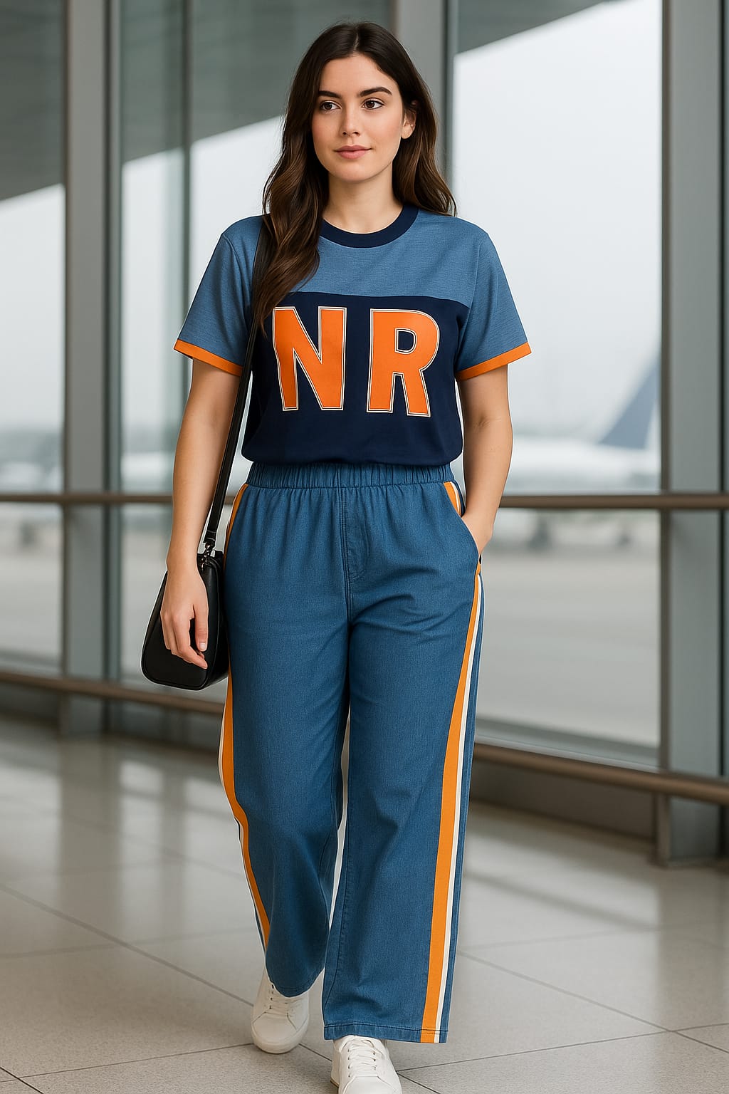 Beautiful Denim Track Suit FT191