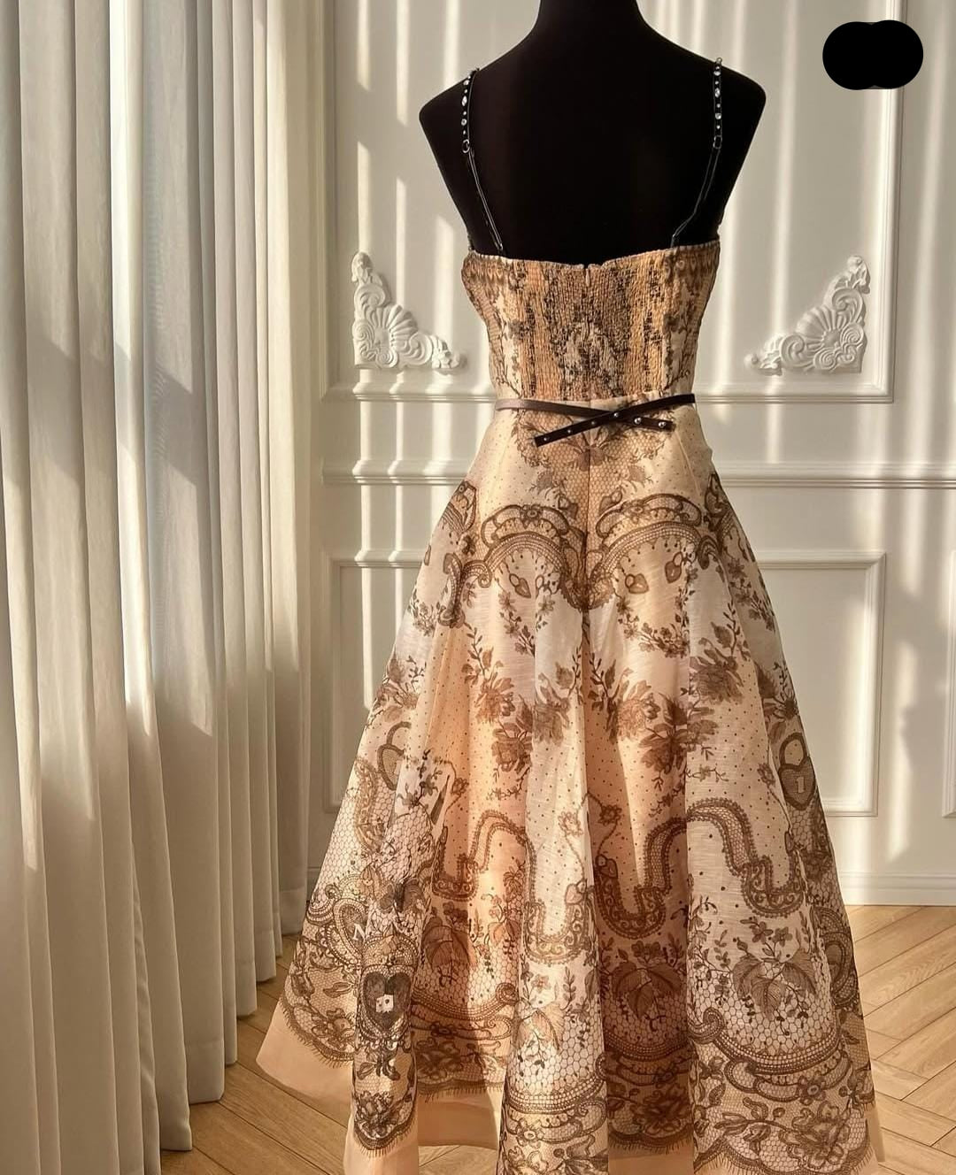 Beautiful Dress With Belt FT187