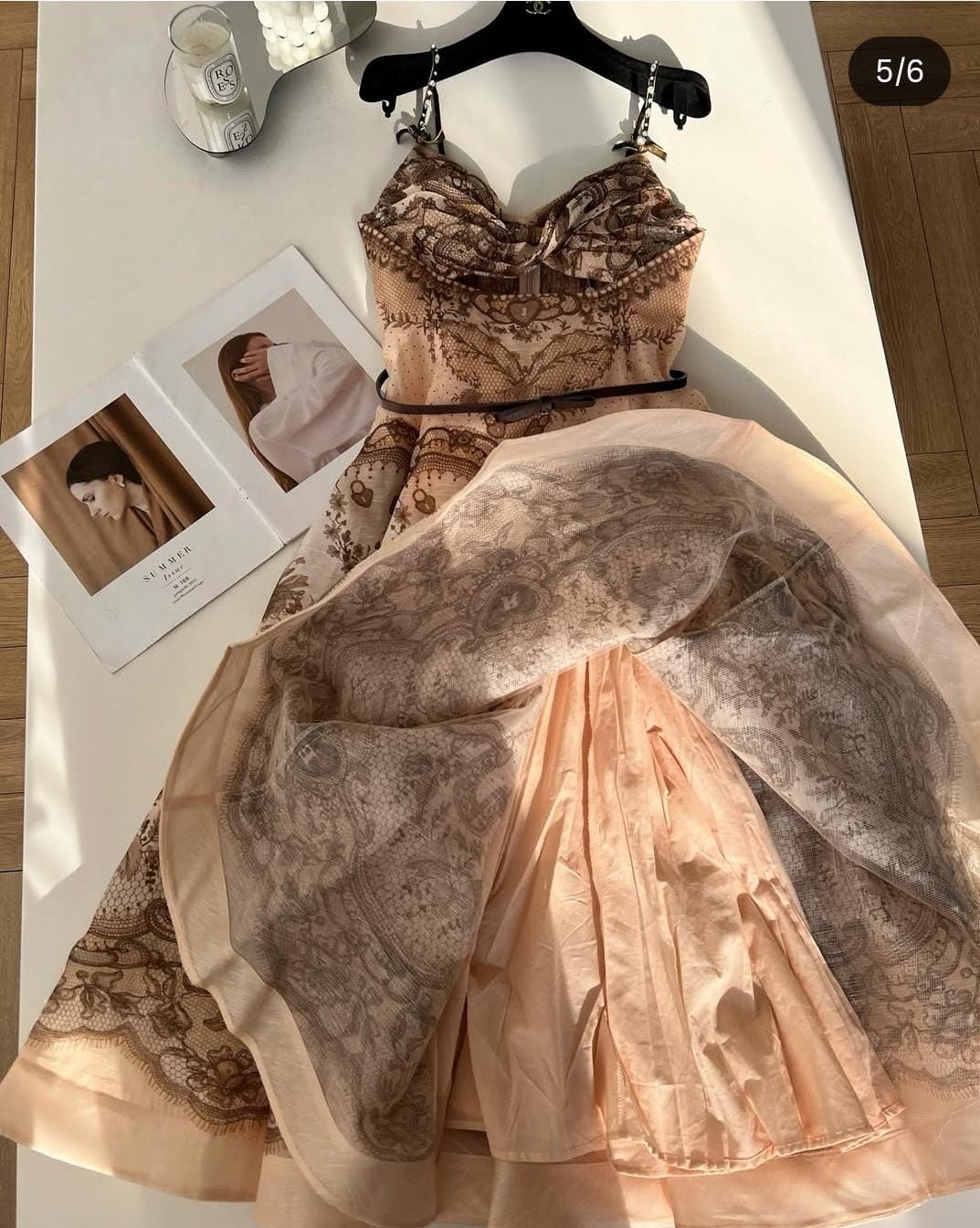 Beautiful Dress With Belt FT187