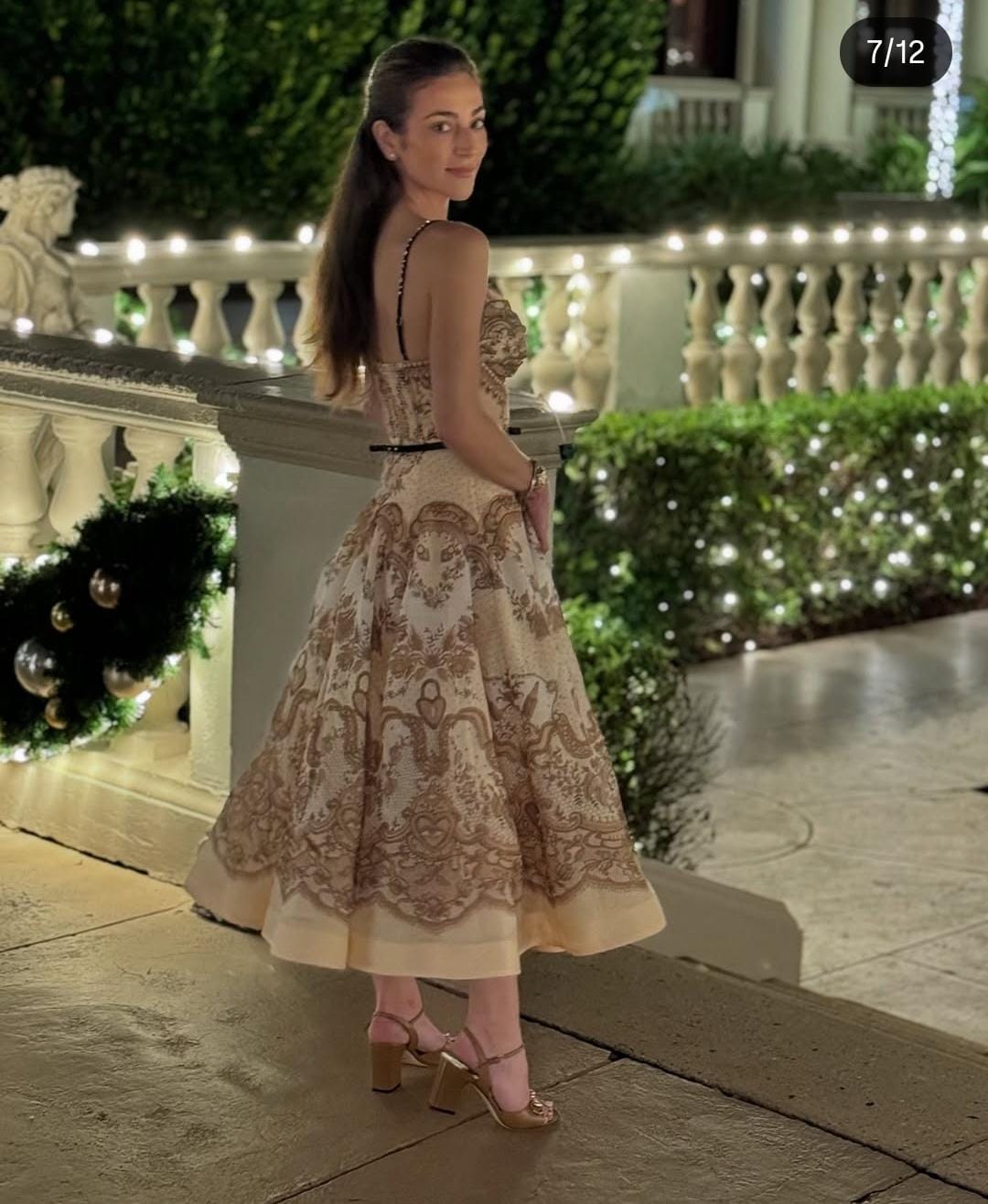 Beautiful Dress With Belt FT187