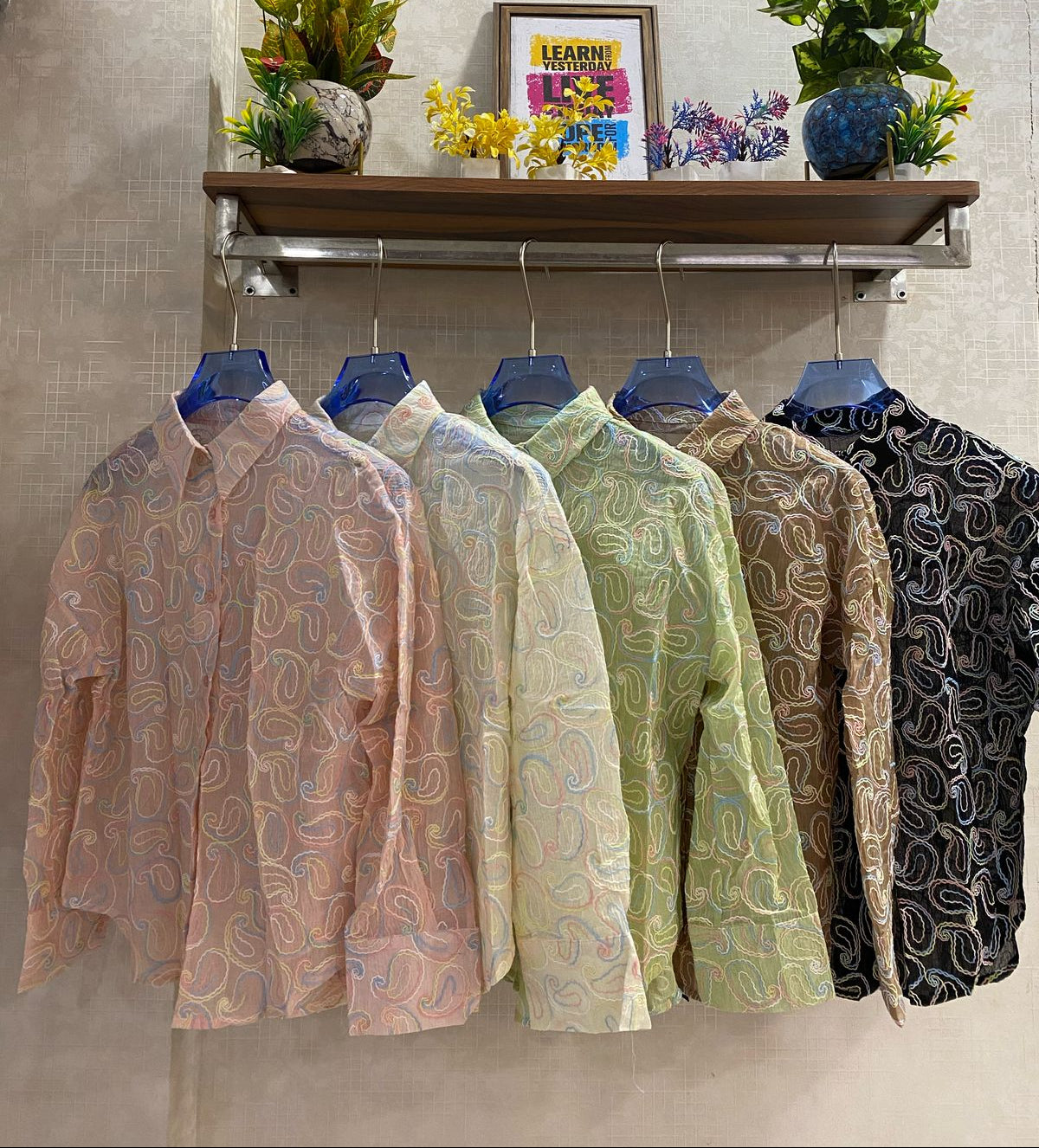 Beautiful Embroidered Shirt FT077