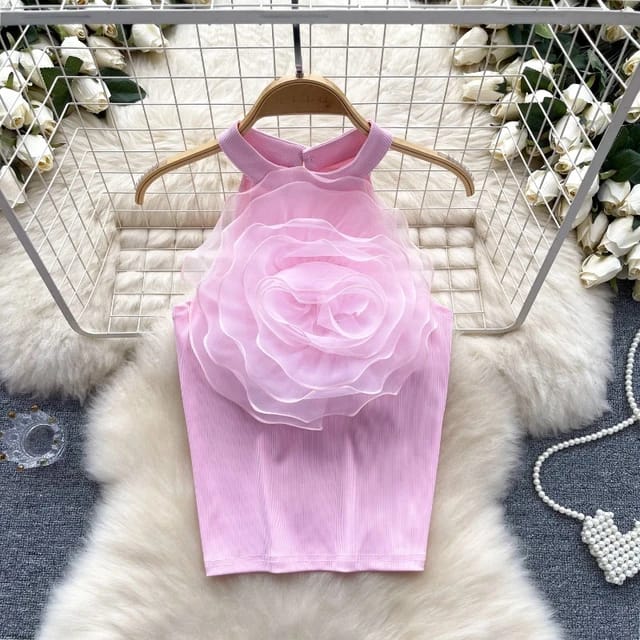 Beautiful Flower Top FT198
