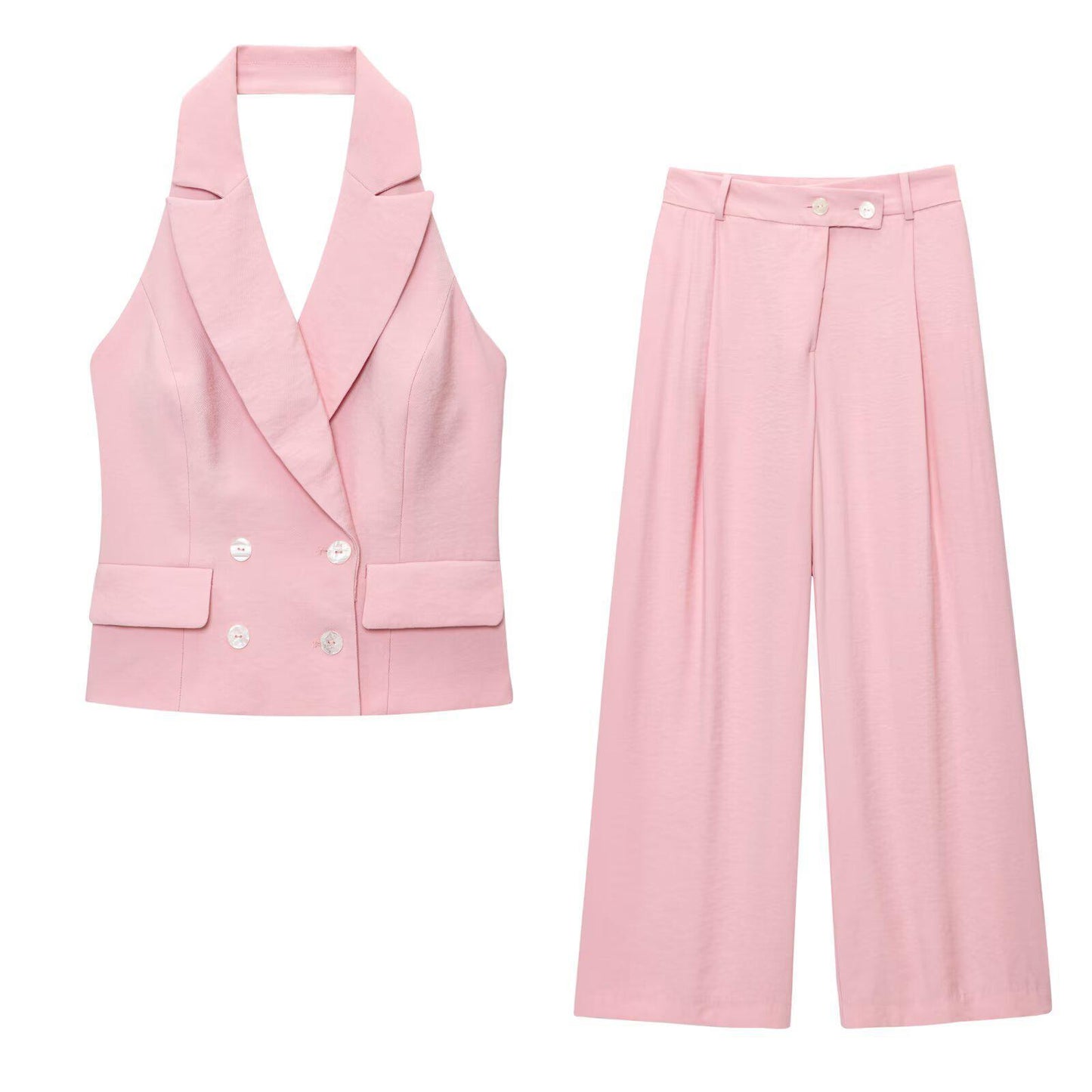 Beautiful Halter Neck Co-Ord Set FT171
