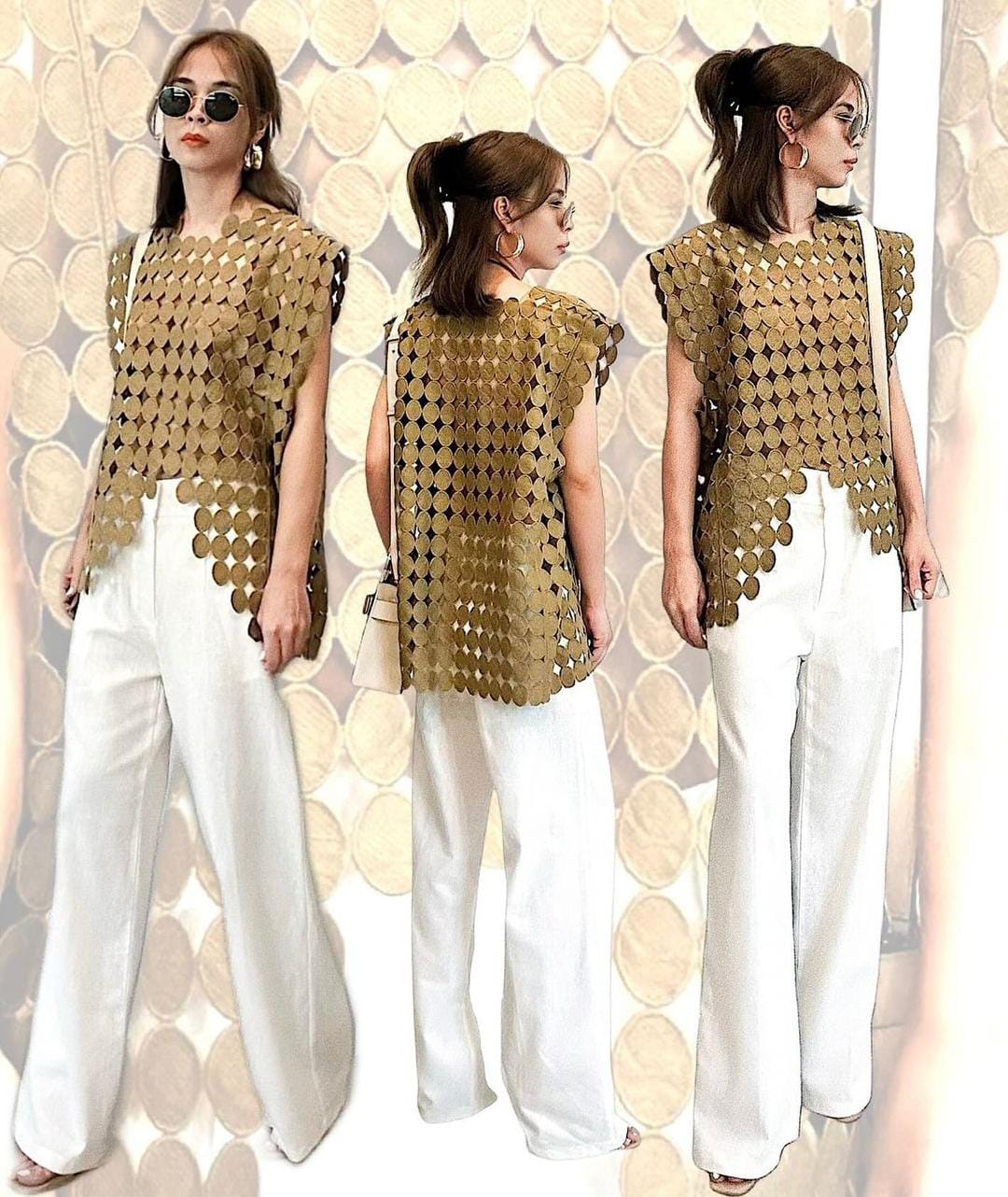 Beautiful Hollow Out Top FT014