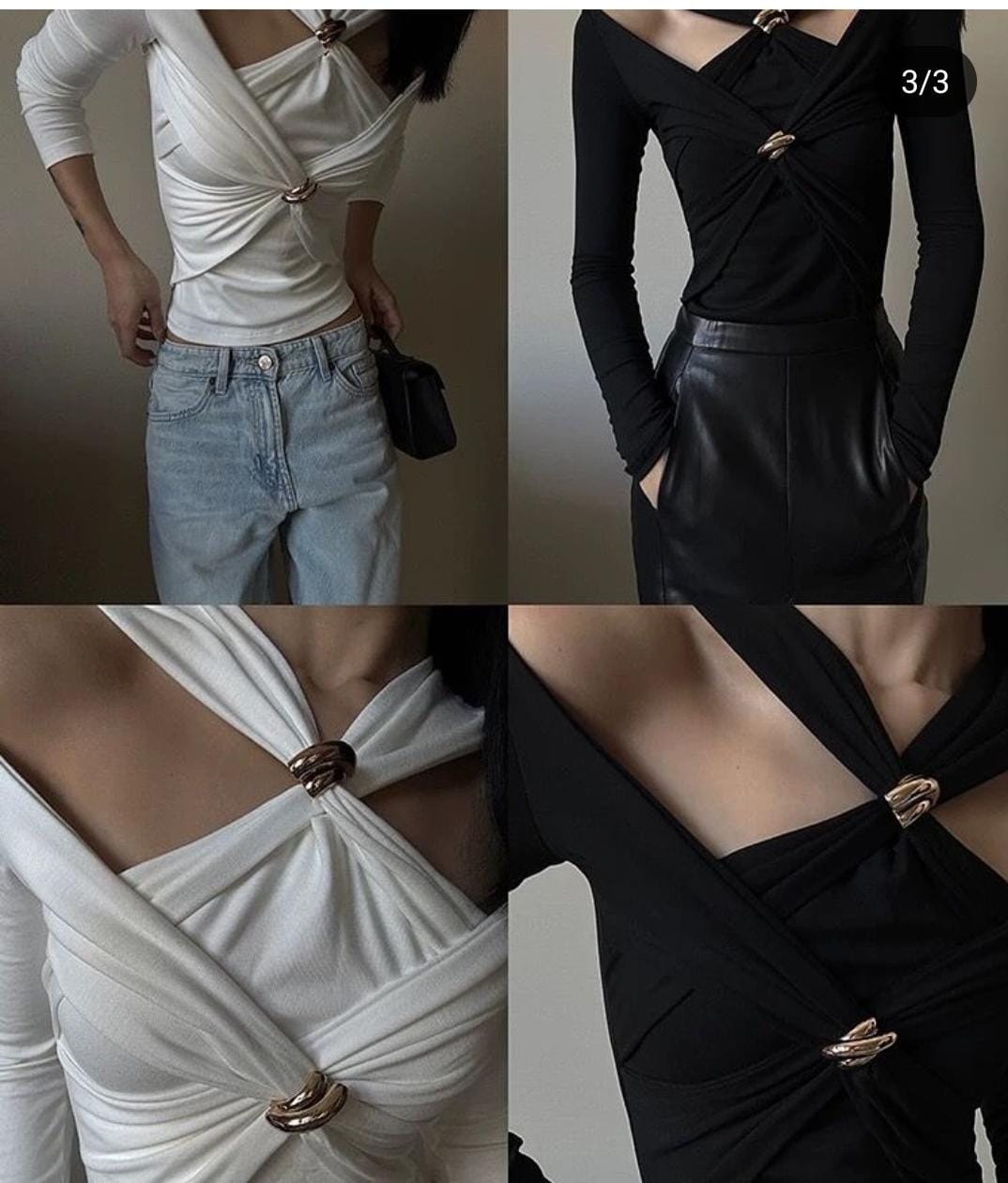 Beautiful Knot Detailed Top FT074