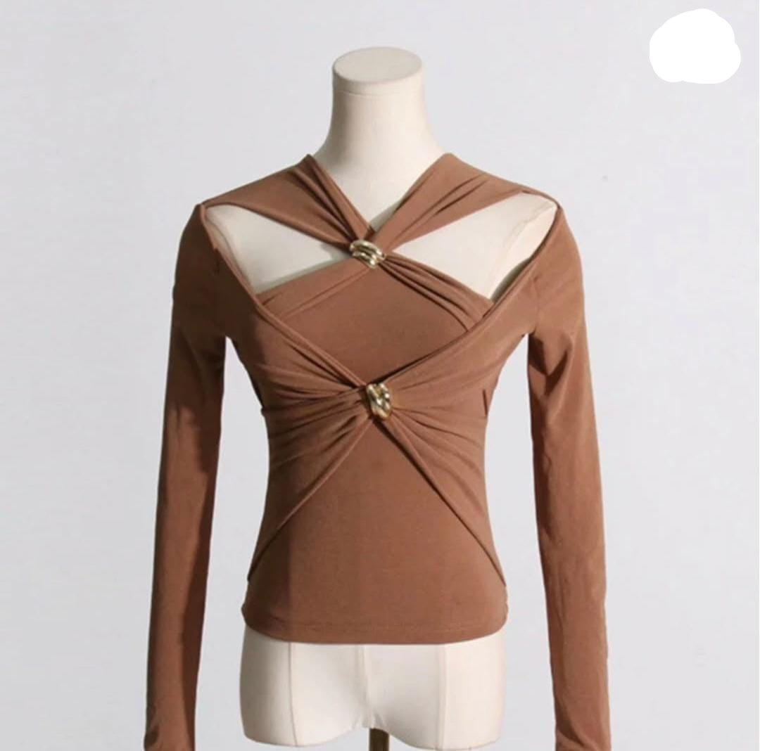 Beautiful Knot Detailed Top FT074