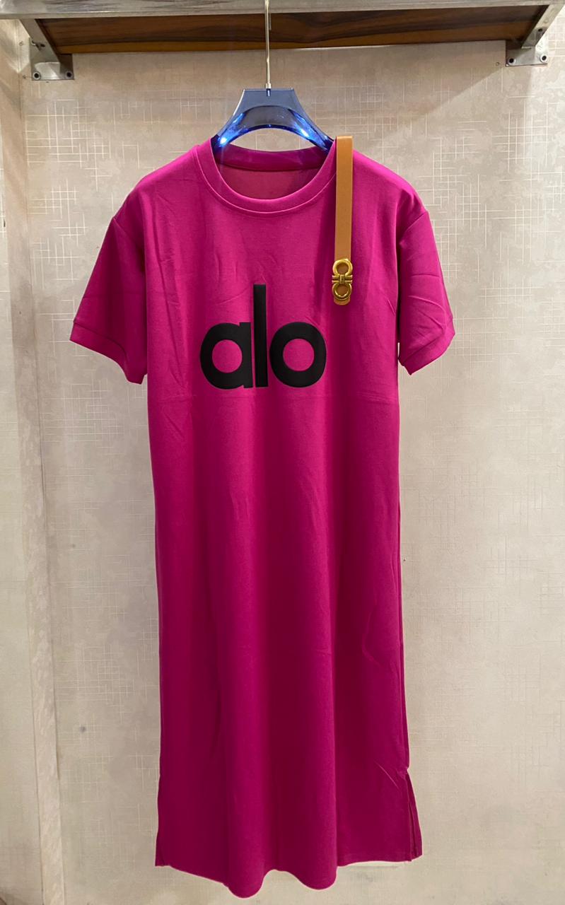 Beautiful Long Dress With Belt FT142