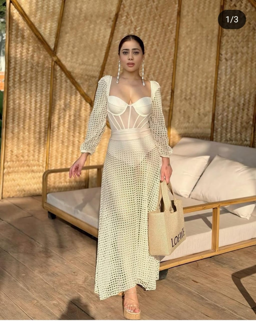 Beautiful Padded Beach Dress FT016