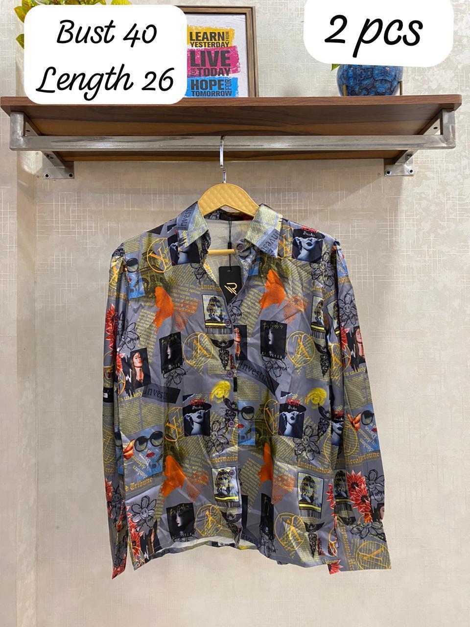 Beautiful Pattern Print Shirt FT177