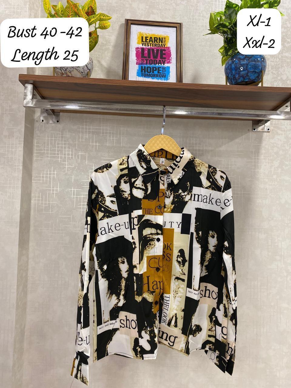 Beautiful Pattern Print Shirt FT177