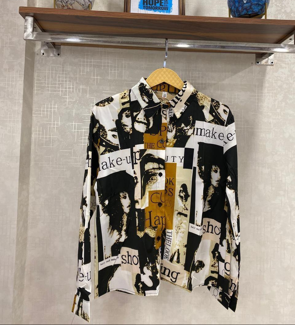 Beautiful Pattern Print Shirt FT177