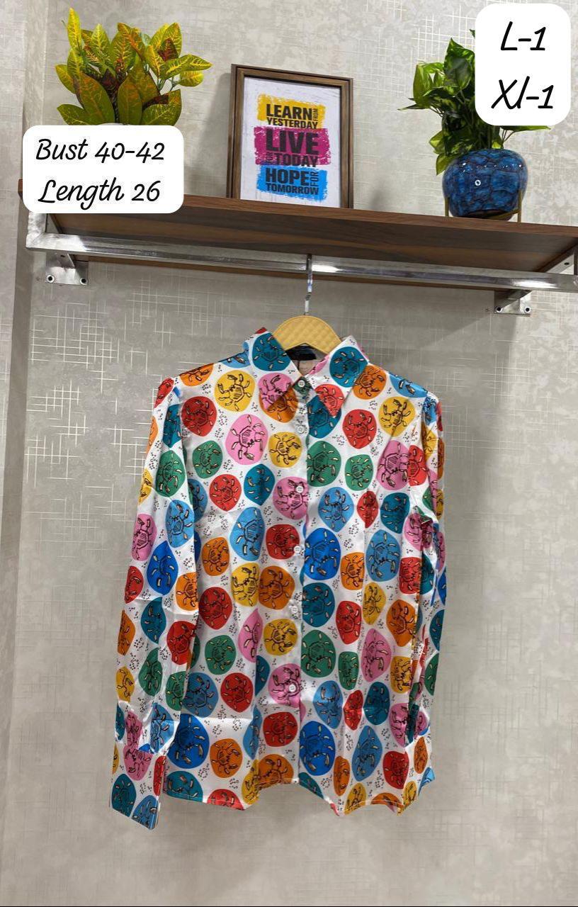Beautiful Pattern Print Shirt FT177