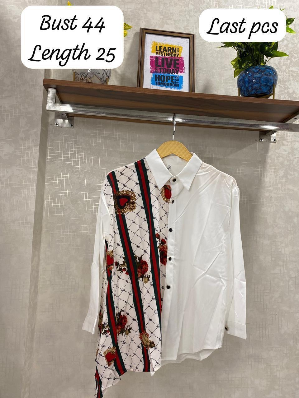 Beautiful Pattern Print Shirt FT177