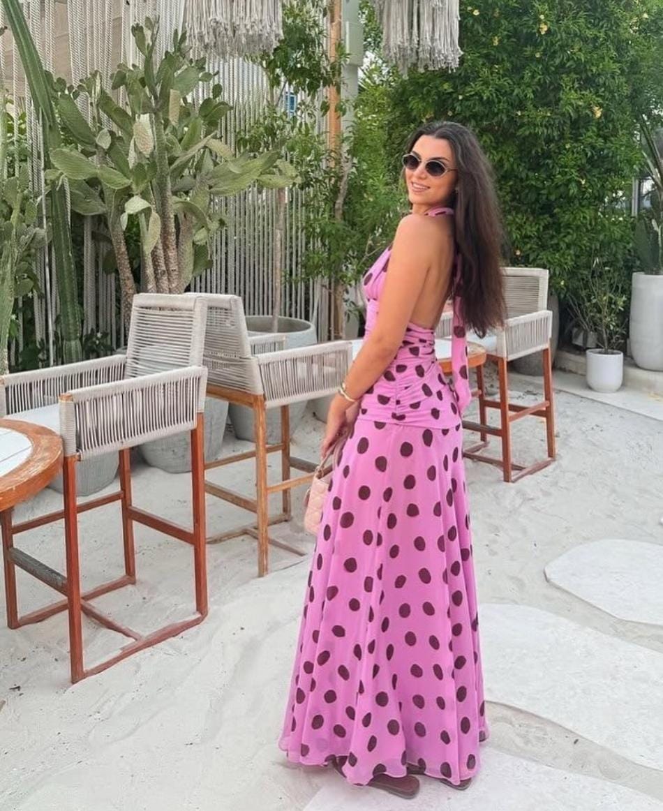 Beautiful Polka Dot Dress FT172