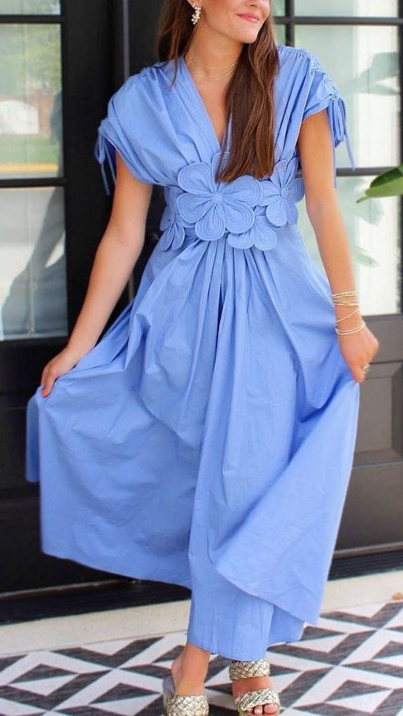 Beautiful Premium Flower Dress FT012
