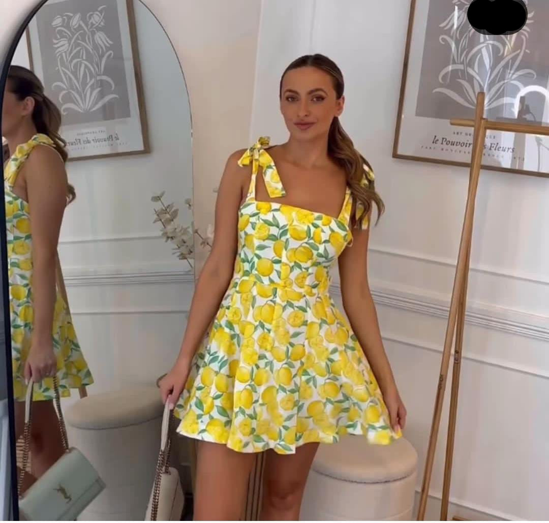 Beautiful Printed Dress FT197