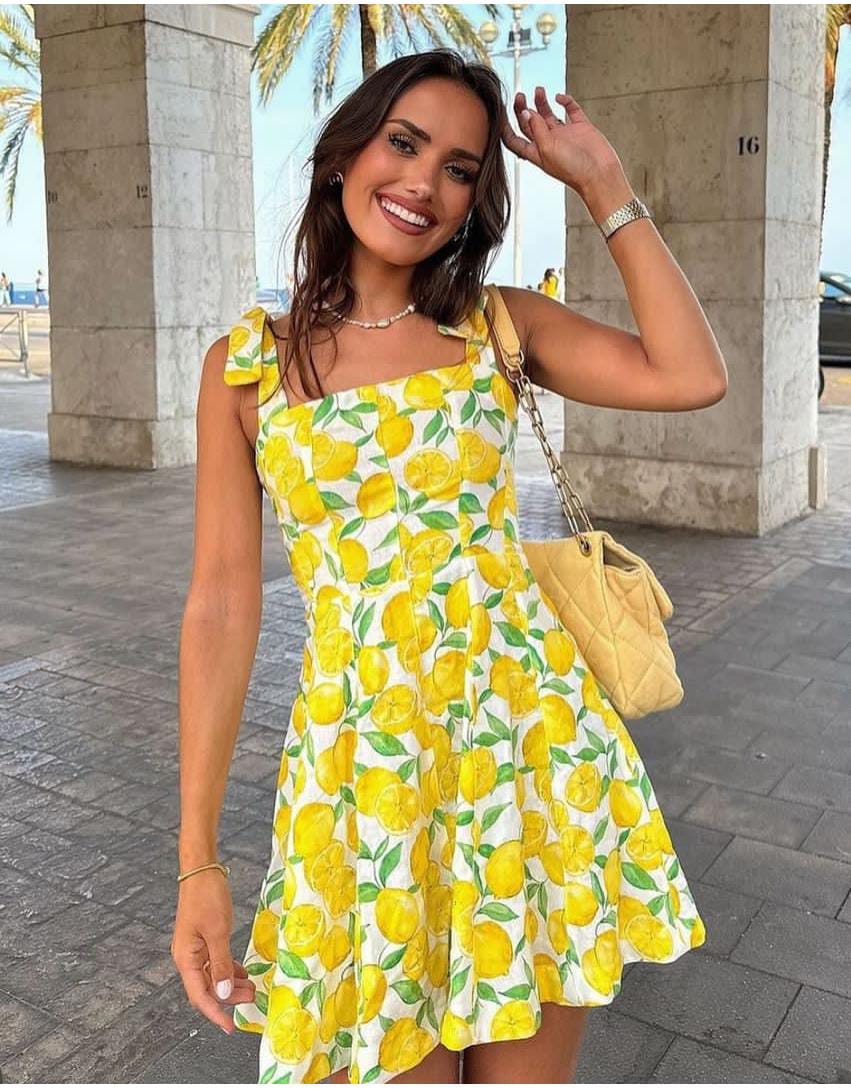 Beautiful Printed Dress FT197