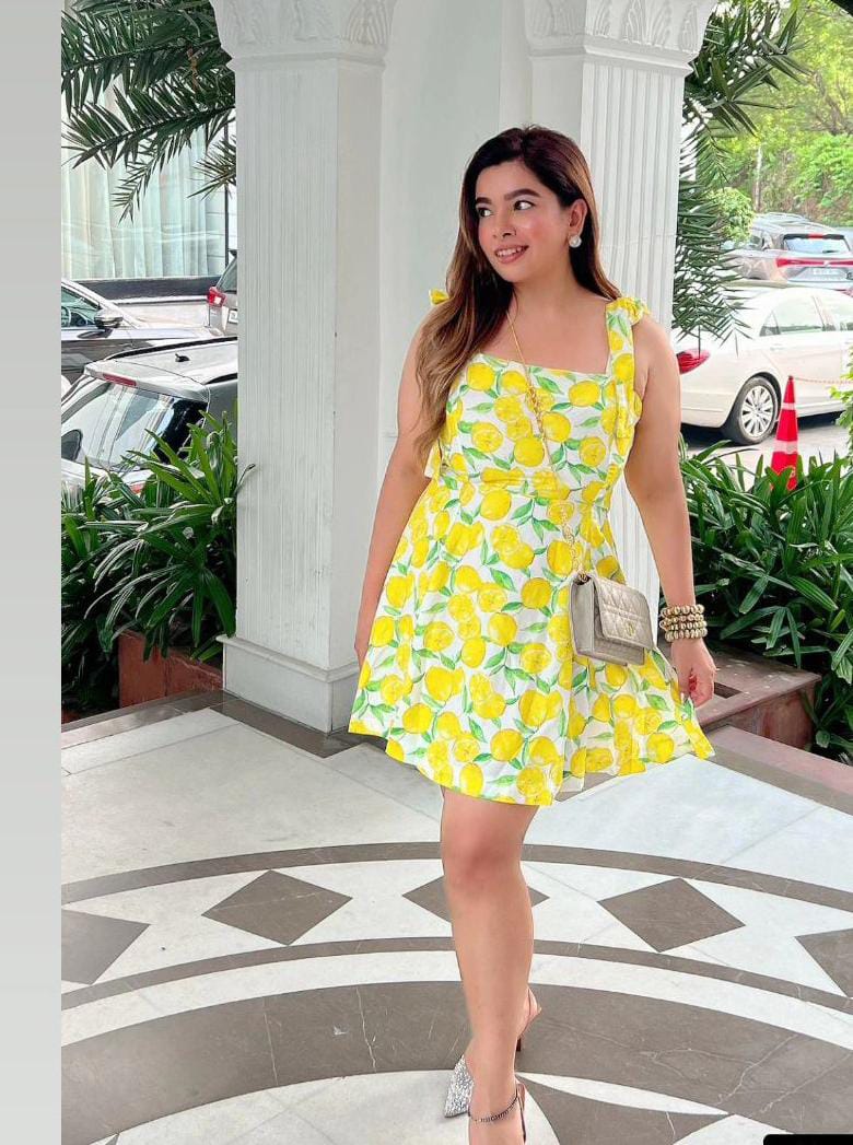 Beautiful Printed Dress FT197
