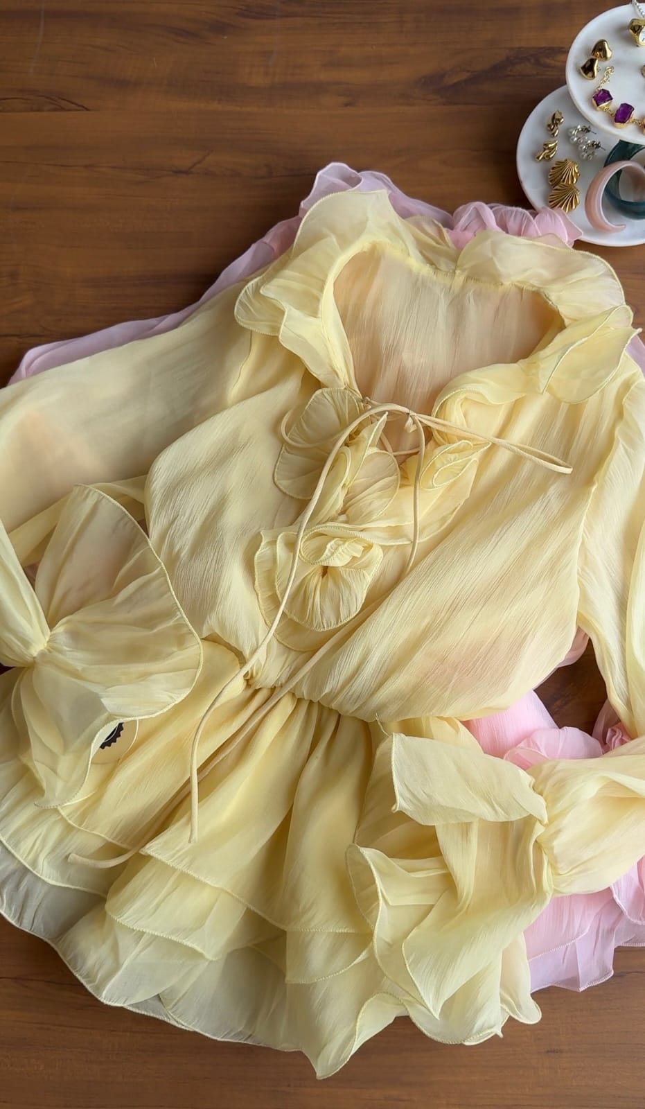 Beautiful Ruffle Dress FT163